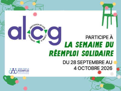 Semaine du Réemploi Solidaire : découvrez les animations de l’ALCG